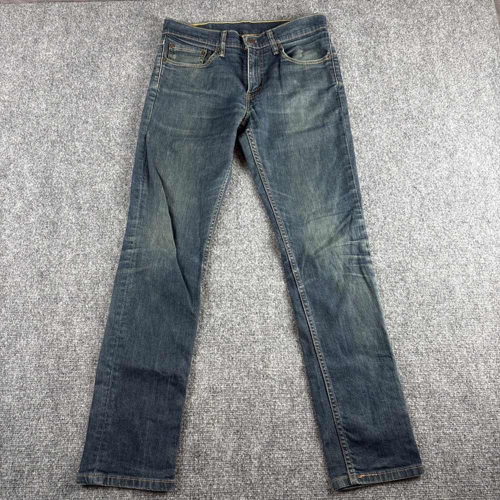 Levi Strauss 511 Slim Jeans Men's 31 x 32 Faded Blue Indigo Stretch